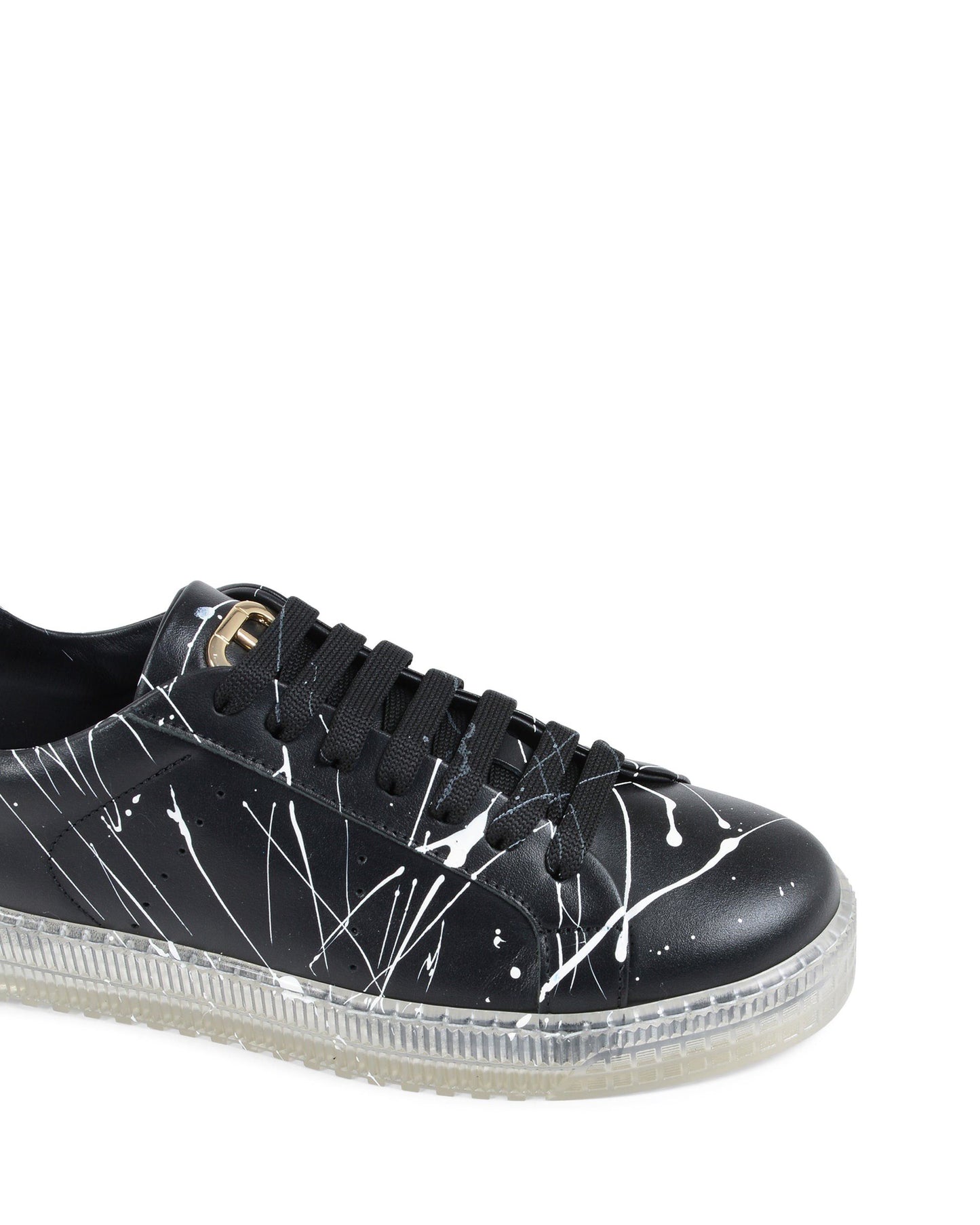 Splatter Sneaker - Black White